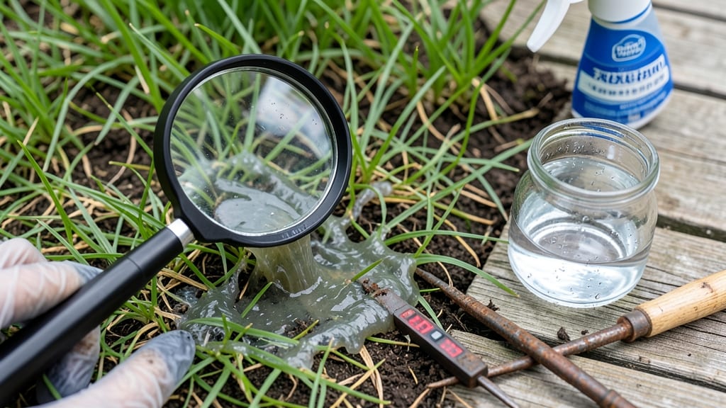 Black Slime on Lawn: Vinegar-Powered Spot Eraser in Minutes